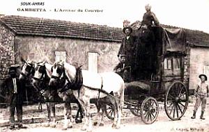 Gambetta - Souk-Ahras - Arrivee du Courrier